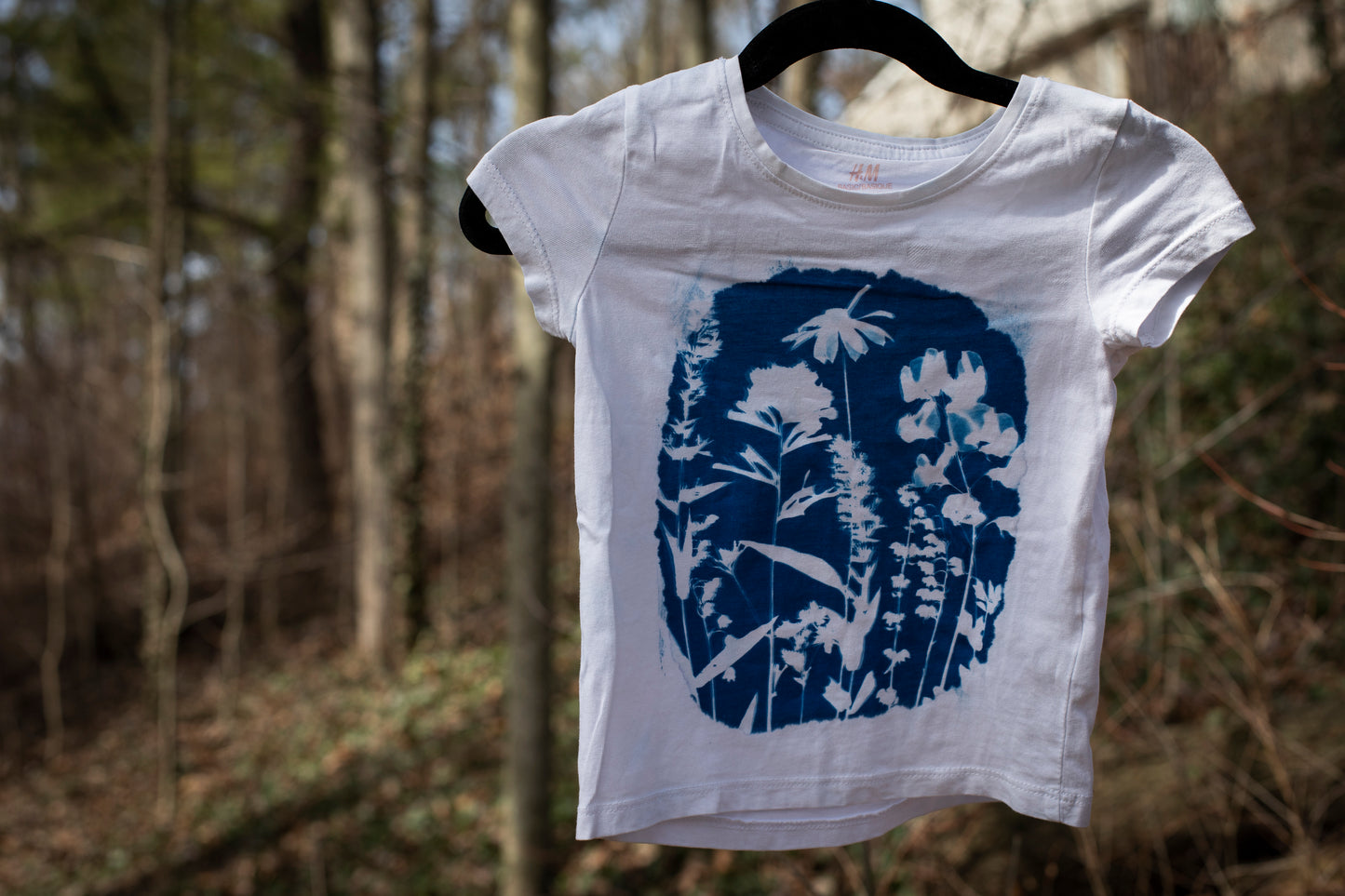 H&M Wildflowers Cyanotype T-shirt | 2T