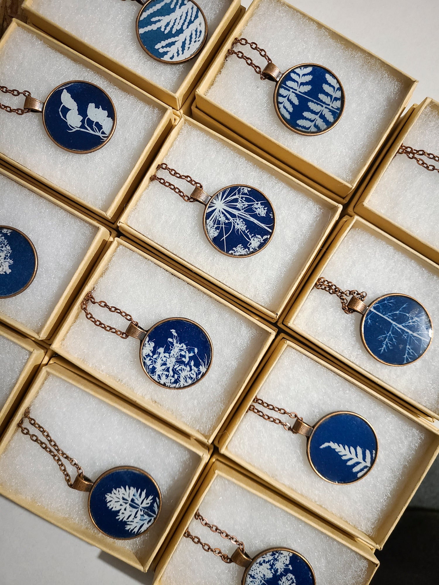 Cyanotype Jewelry